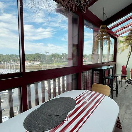 Port Sud - T3 En Duplex Avec Vue Panoramique Sur Le Port De Capbreton Apartment ภายนอก รูปภาพ
