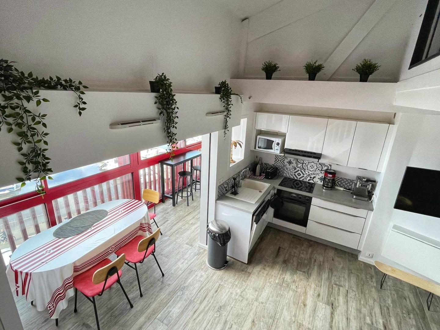 Port Sud - T3 En Duplex Avec Vue Panoramique Sur Le Port De Capbreton Apartment ภายนอก รูปภาพ